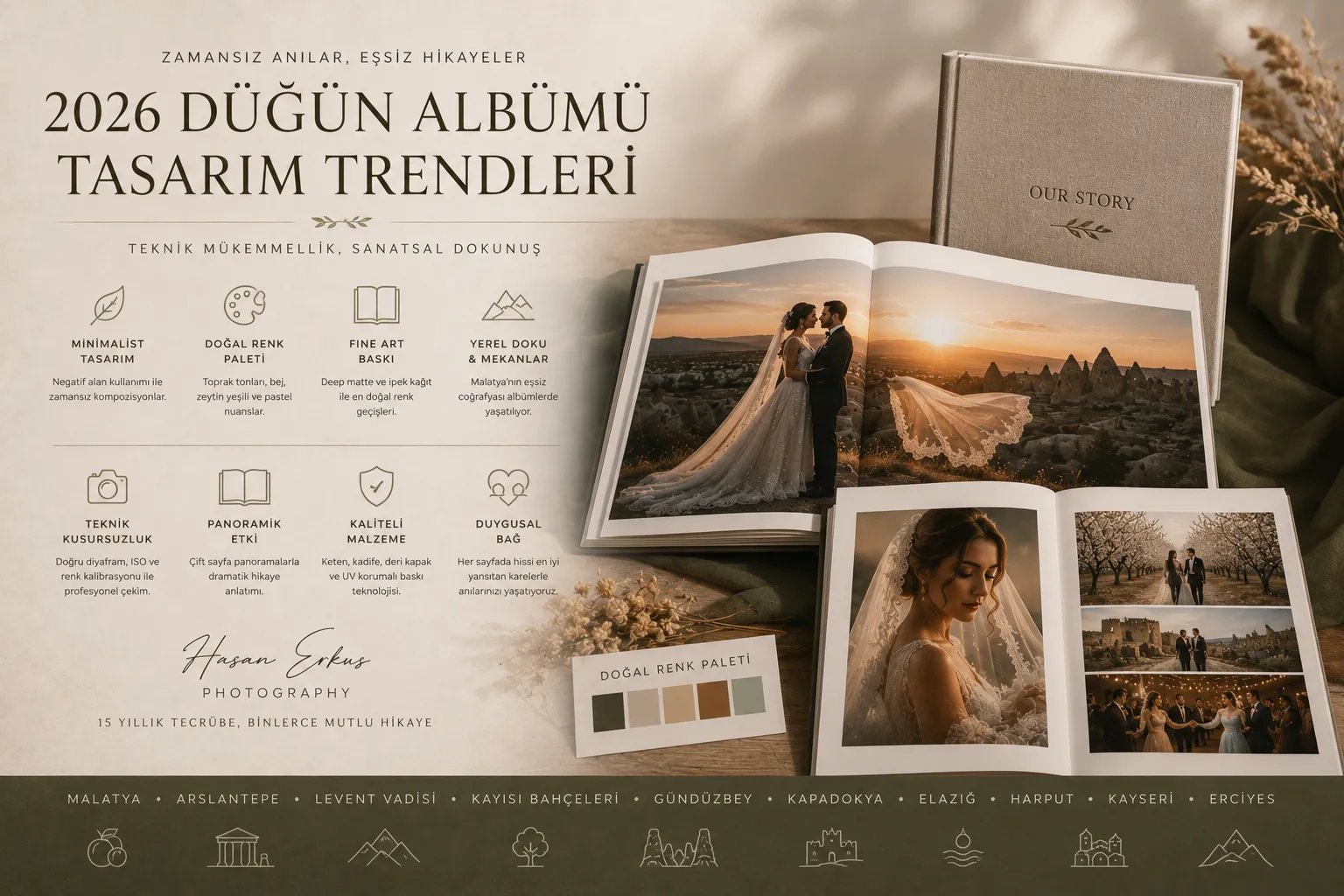 Düğün Albüm Tasarımı Nasıl Olmalı? 2026 Albüm Tasarım Trendleri