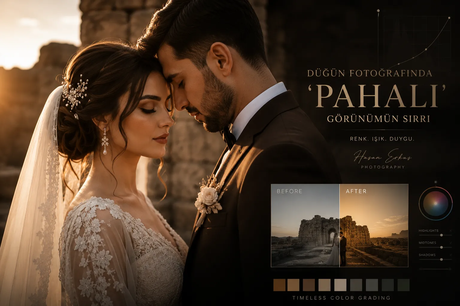 Düğün Fotoğrafında 'Pahalı' Görünümün ve Renklerin Sırrı